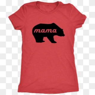 Mama Bear Tee - Grizzly Bear, HD Png Download