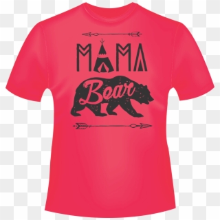 Mama Bear - Thing 1 And Thing 2 Shirts Baby Shower, HD Png Download