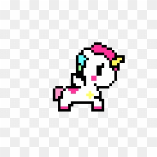 Andy Biersack Hapa - Cute Pixel Art Unicorn, HD Png Download