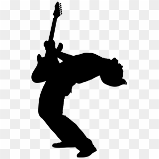 Musician Silhouette Png - Guitarist Silhouette, Transparent Png