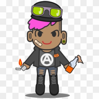 This Free Icons Png Design Of Kawaii Antifa, Transparent Png