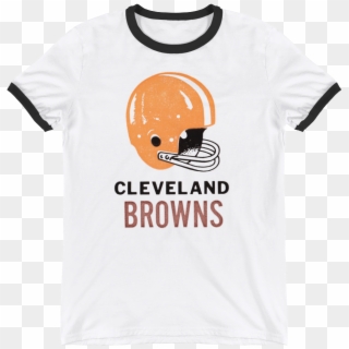 Retro Cleveland Browns Ticket Tee - Football Helmet, HD Png Download