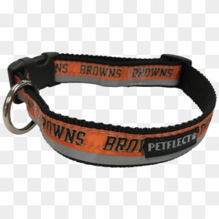 Petflect Cleveland Browns Dog Collar - Belt, HD Png Download