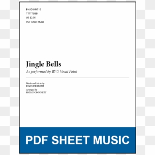 Jingle Bells [pdf Sheet Music] - Old Friend Yu So Shy, HD Png Download