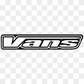 Vans Logo Black And White - Vans, HD Png Download