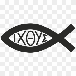 Ichthys, Jesus, Christ, Symbol, Fish, Christianity - Christian Fish Symbol, HD Png Download