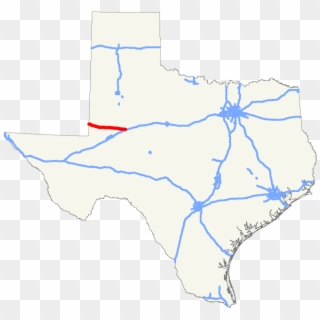 Texas State Highway - Map, HD Png Download