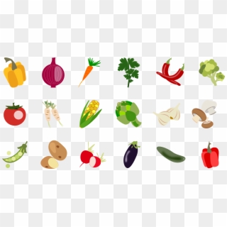 This Free Icons Png Design Of Vegetable Icons 1 Package, Transparent Png