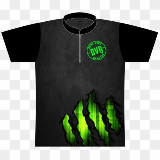 Dv8 Green Claw Grunge Dye Sublimated Jersey - Dv8 Shirt, HD Png Download