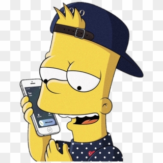 Bart Simpson Simpsons Iphone Polo Lacoste Yeezy Supreme, HD Png Download