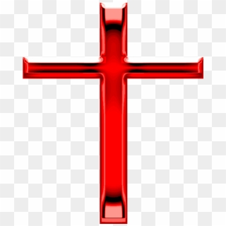 Red Jesus Cross Png - Red Christian Cross Png, Transparent Png