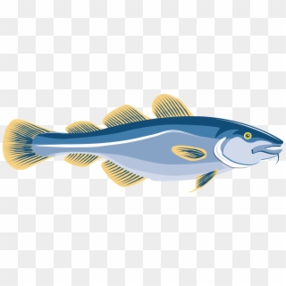 Cod Fish Clipart At Getdrawings, HD Png Download