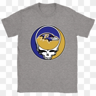 Nfl Team Baltimore Ravens X Grateful Dead Logo Band - Snake Shirts For Women, HD Png Download