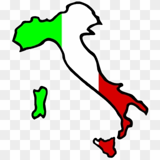 Italian - Cartoon Outline Of Italy, HD Png Download