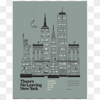 The Nationalnew York City Forest Hills Poster September - National No Leaving New York Poster, HD Png Download
