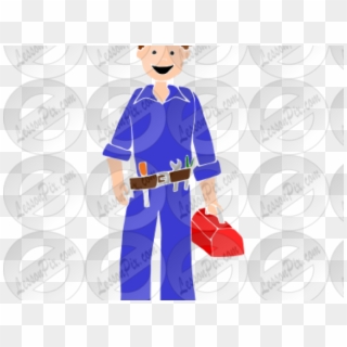 Electrician Clipart Construction Worker, HD Png Download