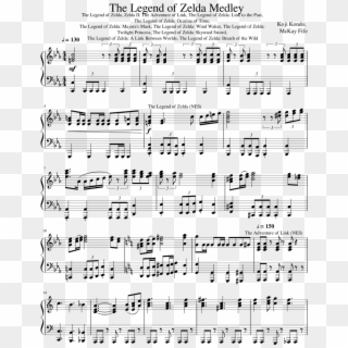The Legend Of Zelda Medley - Bella Ciao Piano Sheet, HD Png Download