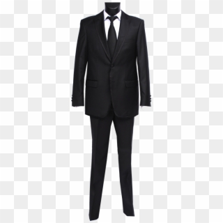 Tuxedo Suit Png - Gessato Blu Scuro Uomo, Transparent Png
