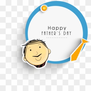 Fathers Day Card Png - Cartoon, Transparent Png