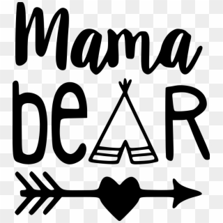 Love Mama Bear File Size - Mama Bear Svg Free, HD Png Download
