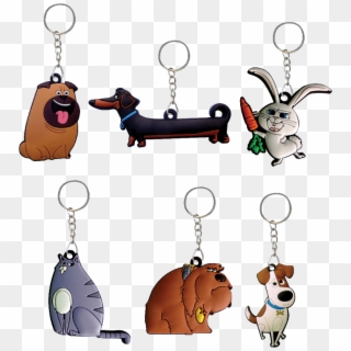 The Secret Life Of Pets™ Key Chains - Cartoon, HD Png Download