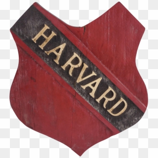 Harvard University Hand Carved Wooden Shield One Of - Wood, HD Png Download