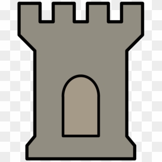 Grey Castle Icon - Castle Icon, HD Png Download