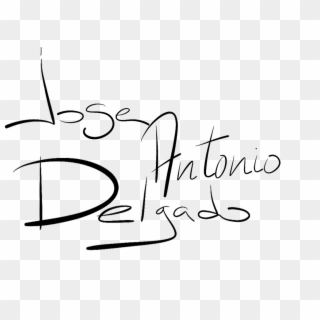 Jose Antonio Delgado Firma - Firma De Jose Antonio, HD Png Download