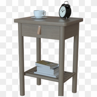Hemnes Black Bedside Table, HD Png Download