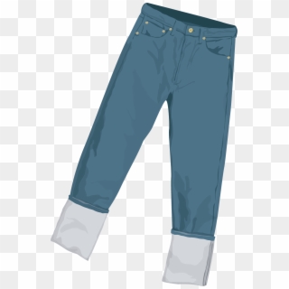 Jeans Denim Trousers - Pants Vector Png, Transparent Png