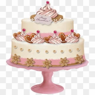 Birthday Cake Pink Png, Transparent Png