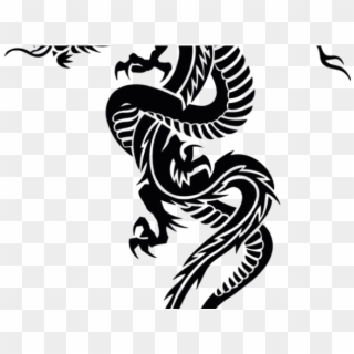 Dragon Tattoos Clipart Serpent - Dragon And Snake Tattoo Designs, HD Png Download