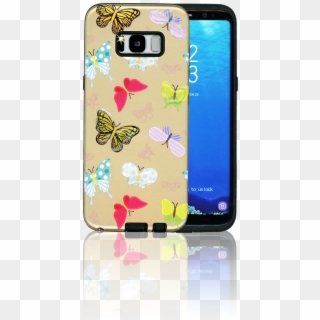 Samsung Galaxy S8 Mm 3d Butterfly, HD Png Download
