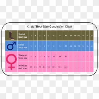 mens shoe size chart