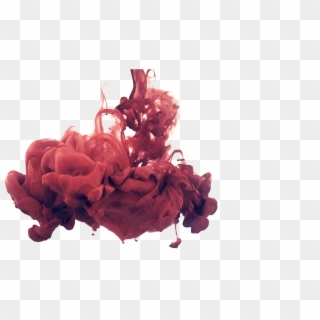 Red Color Drop In Water1 - Red Dye In Water, HD Png Download