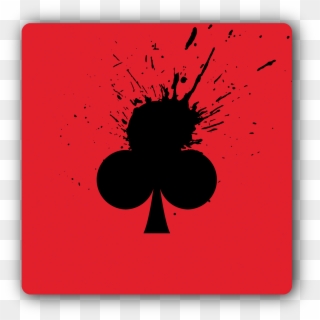 Poker Club Icon Splash Diwali Coasters - Naipe Paus, HD Png Download