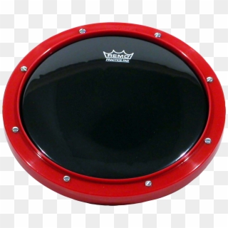 Remo Practice Pad-tunable, Red, Ambassador Ebony Drumhead, - Remo Rt 0008 58, HD Png Download
