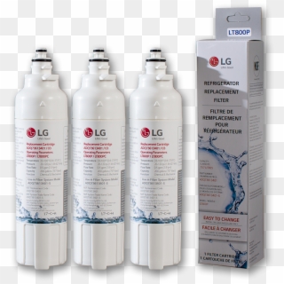 3 Pack Lg Lt800p Adq73613401 Replacement Refrigerator - Plastic Bottle, HD Png Download