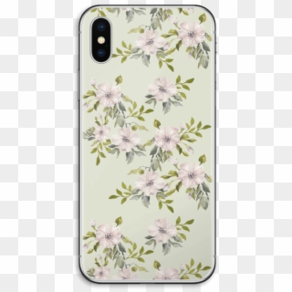 Flowers In Pink Skin Iphone X - Mobile Phone Case, HD Png Download