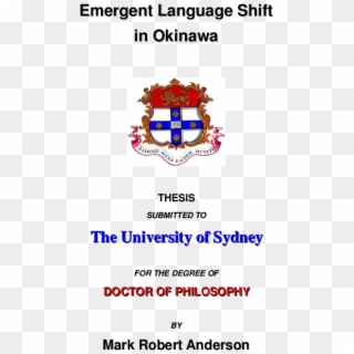 Pdf - University Of Sydney, HD Png Download