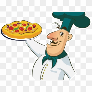 Cooking Clipart Pizza Chef - Pizza Chef Vector Png, Transparent Png