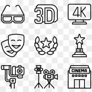 Film Camera Icons, HD Png Download
