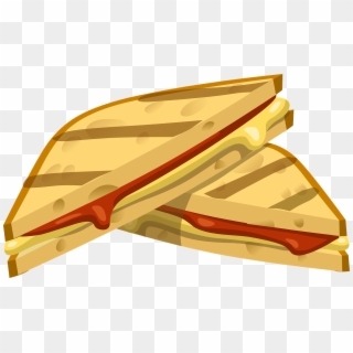 Sandwich Grilled Snack - Ham And Cheese Sandwich Clipart, HD Png Download