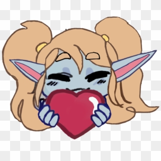 New <3 Emote For The Poppy Mains Discord Drawn By @girlxpirate - Cartoon, HD Png Download