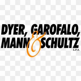 Dgms Black Logo - Dyer Garofalo Mann And Schultz, HD Png Download