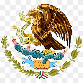 Escudo De México Ideal Para Tus Diseños En Estos Días - Symbol In The Middle Of The Mexican Flag, HD Png Download