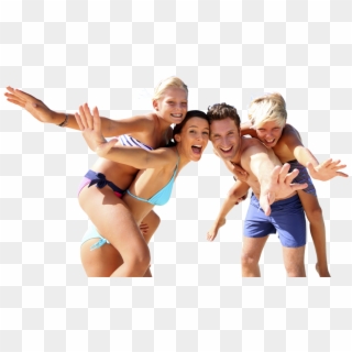 Beach Time Gang4 - Vacations People Png, Transparent Png