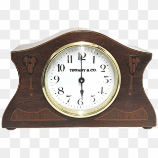 Antique Inlaid French Mantel Clock - Old Table Clock Png, Transparent Png