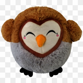 Squishable Barn Owl - Stuffed Toy, HD Png Download