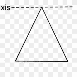 Find Moment Of Inertia Of A Thin Sheet Of Mass M In - Triangle, HD Png Download
